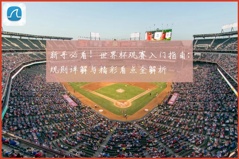 新手必看！世界杯观赛入门指南：规则详解与精彩看点全解析